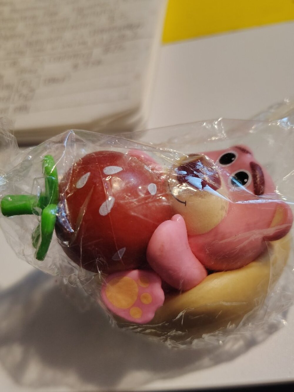 Toy Story character 'Lotso Strawberry Bear' Figurine 'Strawberry Daifuku'